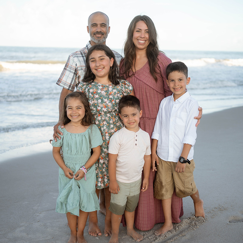 Tony Velez and family
